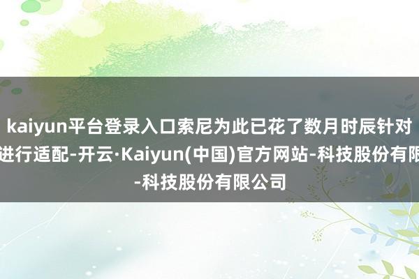 kaiyun平台登录入口索尼为此已花了数月时辰针对AVP进行适配-开云·Kaiyun(中国)官方网站-科技股份有限公司