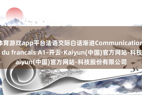 体育游戏app平台法语交际白话渐进Communication progressive du francais A1-开云·Kaiyun(中国)官方网站-科技股份有限公司