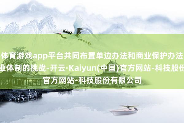 体育游戏app平台共同布置单边办法和商业保护办法对多边商业体制的挑战-开云·Kaiyun(中国)官方网站-科技股份有限公司