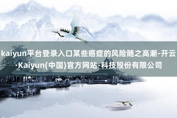 kaiyun平台登录入口某些癌症的风险随之高潮-开云·Kaiyun(中国)官方网站-科技股份有限公司