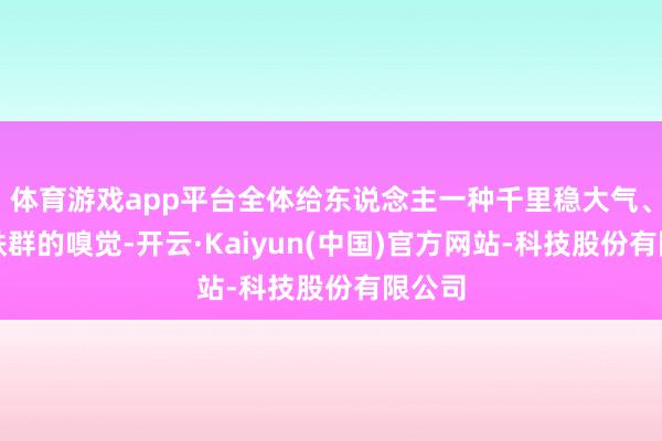 体育游戏app平台全体给东说念主一种千里稳大气、灵巧轶群的嗅觉-开云·Kaiyun(中国)官方网站-科技股份有限公司